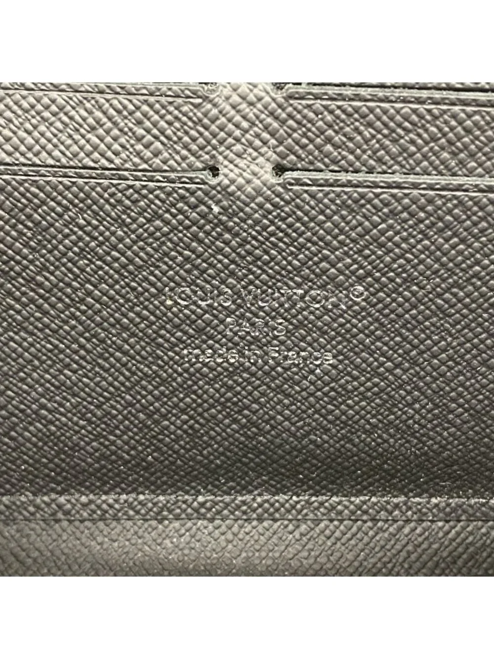 Louis Vuitton Wallet Monogram Eclipse Zippy Horizontal Black